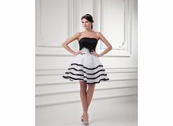 Unbranded Satin Organza Strapless Three-dimensional Bow