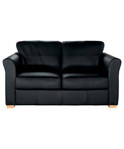 Savana Large Everyday Leather Sofabed - Black