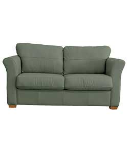 Savana Large Everyday Leather Sofabed - Olive