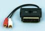 SCART ADAPTOR WITH AUDIO BREAKOUT