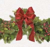 Unbranded Scene Setter - Border - Boughs of Holly