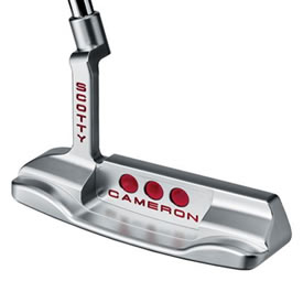 The Scotty Cameron Studio Select family of precision milled 303 Stainless Steel Newport-style putter