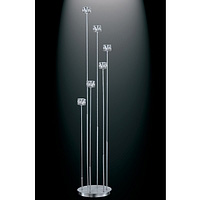 Unbranded SE8706 6SS - Satin Silver Floor Lamp