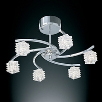 Unbranded SE9086 6CC - 6 Light Polished Chrome Ceiling Light