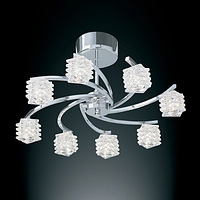 Unbranded SE9088 8CC - 8 Light Polished Chrome Ceiling Light