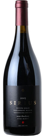 Unbranded Sean Thackrey Sirius Petit Sirah 2010