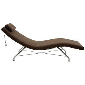 Sense Chaise Longue- Chocolate