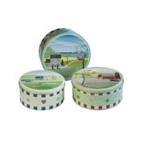 Unbranded Set of 3 Cake Tins Home is Where...