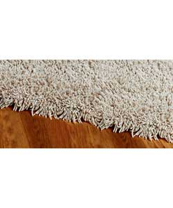 Unbranded Shaggy Acrylic Rug - Latte