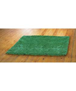 Unbranded Shaggy Acrylic Rug Green 170 x 110