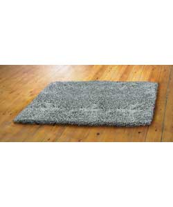 Unbranded Shaggy Acrylic Rug Grey 170 x 110