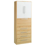Unbranded Shake Storage Unit with Desk, White