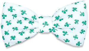 Unbranded Shamrock Bow Tie