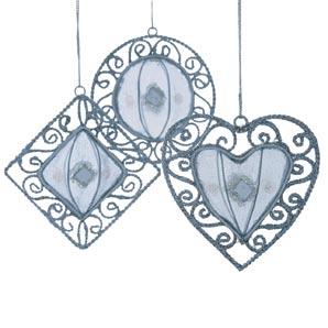 Sheer Silver Medallions