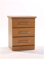 Shelbrook 3 Drawer Bedside Table