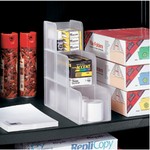 Shelf organiser with dividers