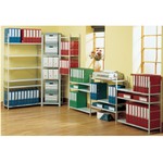 Shelving Unit With 5 Shelves - H183.5 x W46 x D30.5cm