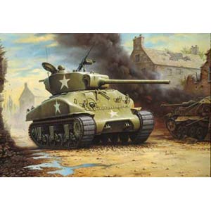 Unbranded Sherman M-4 plastic kit 1:72