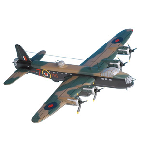 A collector quality Bravo Delta replica of the Short Stirling. The Short Stirling was the RAFs first