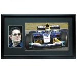 Signed Giancarlo Fisichella photographic set