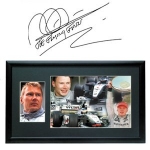 Signed Mika Hakkinen Framed Photographic Set