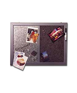 Silver Combo Memo Board