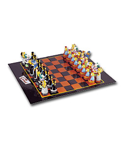 Simpsons Chess Set.