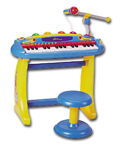 Sing-Along Keyboard and Stool.