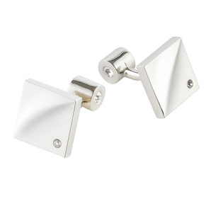 Single Diamante Cufflinks