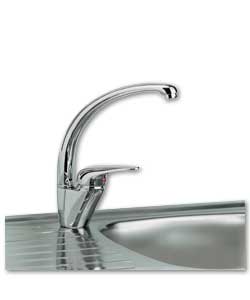 Single Lever Chrome Curvy Mixer Tap