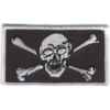 Unbranded Skull and Crossbones Cloth Badge