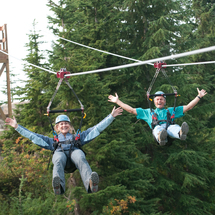 Unbranded Skyride plus Grouse Mountain Ziplines - Adult