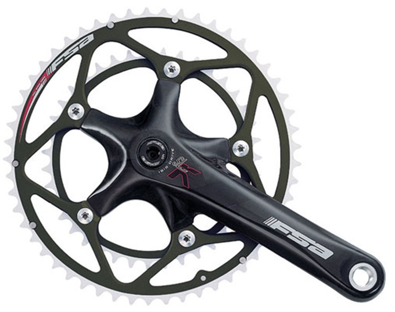 Road use, Shimano 10 speed compatible.  Compression moulded composite crank arms, monocoque