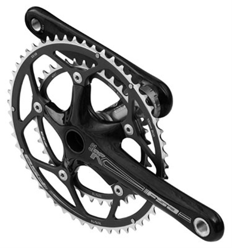 Road use.  Compression moulded composite crank arms, monocoque crankarm/spider with precision 100%