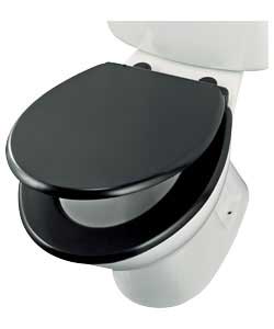 Unbranded Slow Close Black Toilet Set