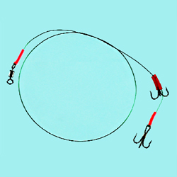 Unbranded Snap Tackle 2 x Treble - Size 2/0 (Pack of 10)