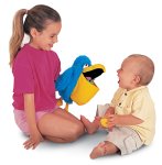 Soft Play Fill & Spill Bird Puppet- James Galt