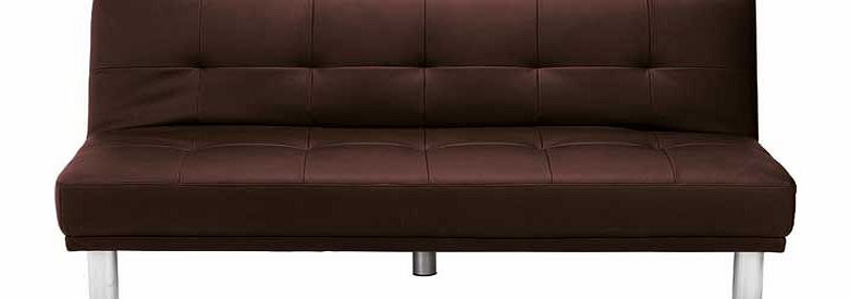 Unbranded Soho Large Clic Clac Sofa Bed - Chocolate