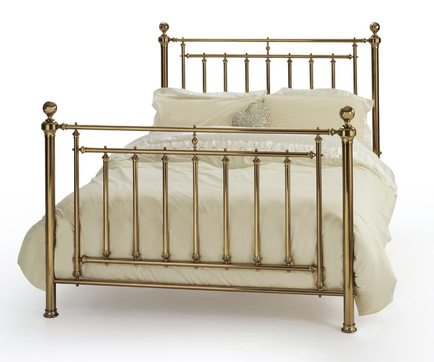 Unbranded Solomon Brass King Size Bedstead