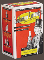 Unbranded SOLOMON GRUNDY MEDIUM DRY WHITE 6 BOTTLE