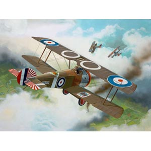 Unbranded Sopwith F-1 Camel plastic kit 1:72