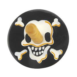 Unbranded Spinning Top - Skull and Crossbones