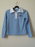 St Bernard pale blue long sleeved rugby shirt