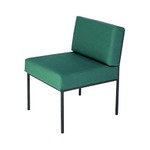 Steel-Frame Reception Chair-Green