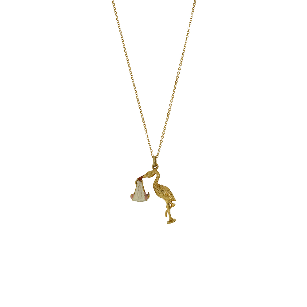 Unbranded Stork Necklace