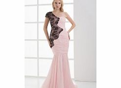 Unbranded Stretch satin Chiffon Floor-length Asymmetrical