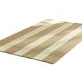 Striped Jute Rug - Cream runne