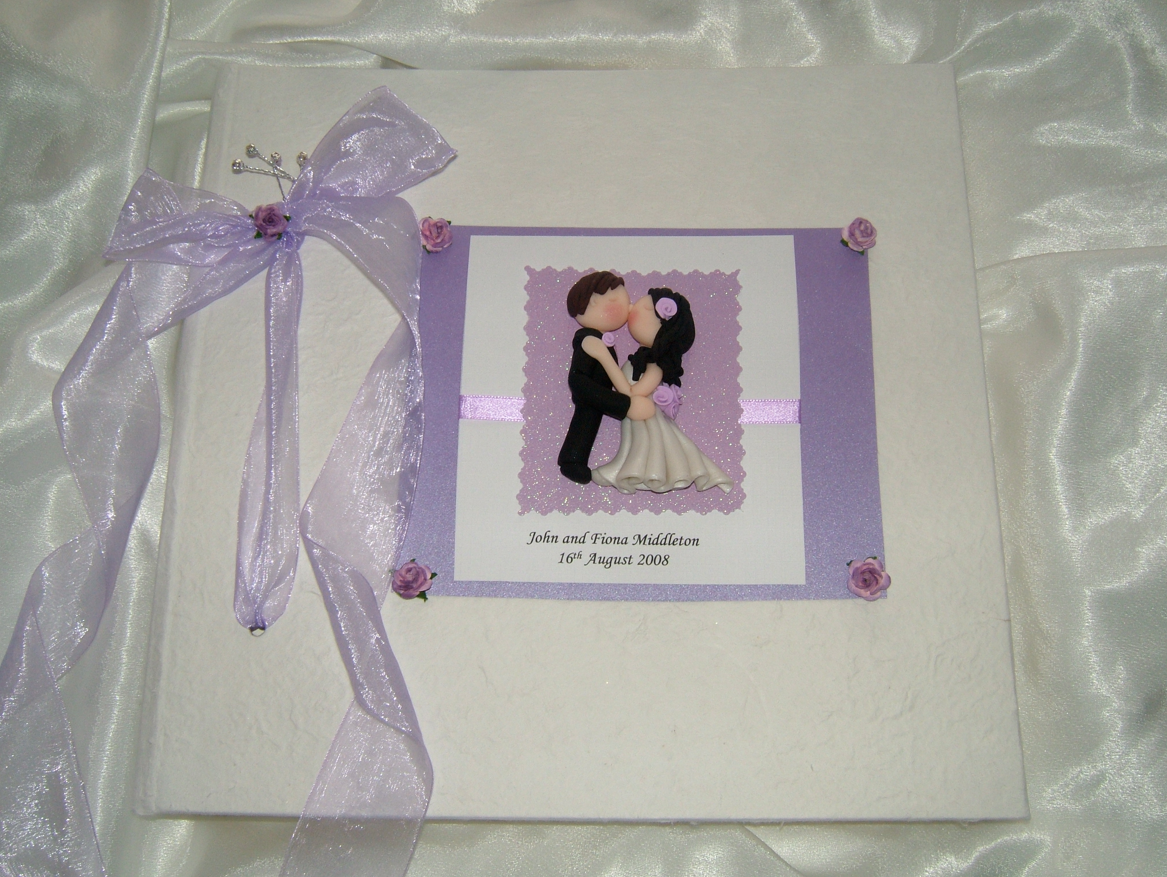 Unbranded STUNNING PERSONALISED BRIDE and GROOM WEDDING PHOTO ALBUM