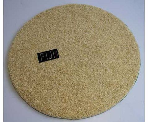 Sugar White Fiji Machine Washable Rug - 100cm