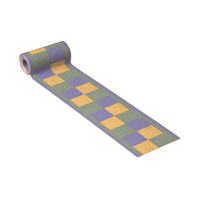 Super Fresco Border Check Multi-Colour 5m x 12.7cm